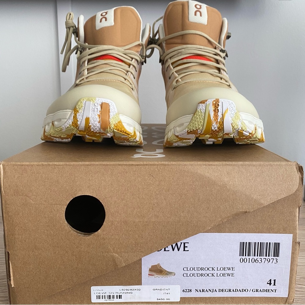 LOEWE X On Cloudrock Sneaker Gradient Orange - Picture 9 of 12